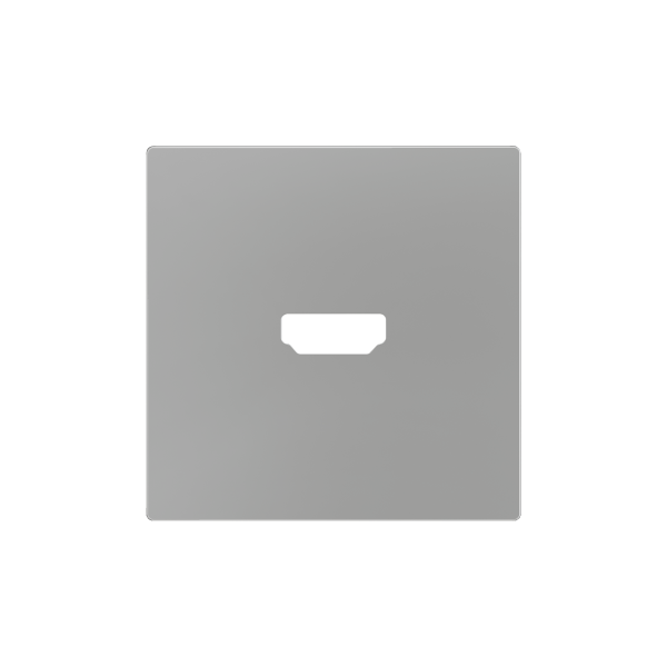 ZS55. Cover for HDMI insert 55x55 mm - Silver
