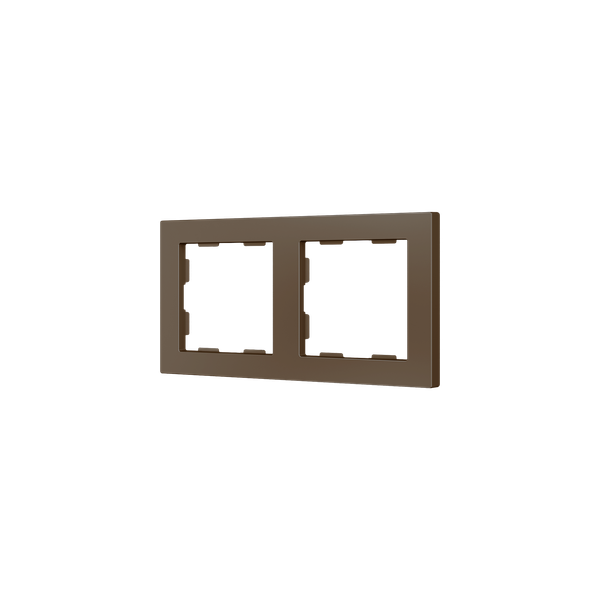 ZS55. 2-gang Frame - Mocha