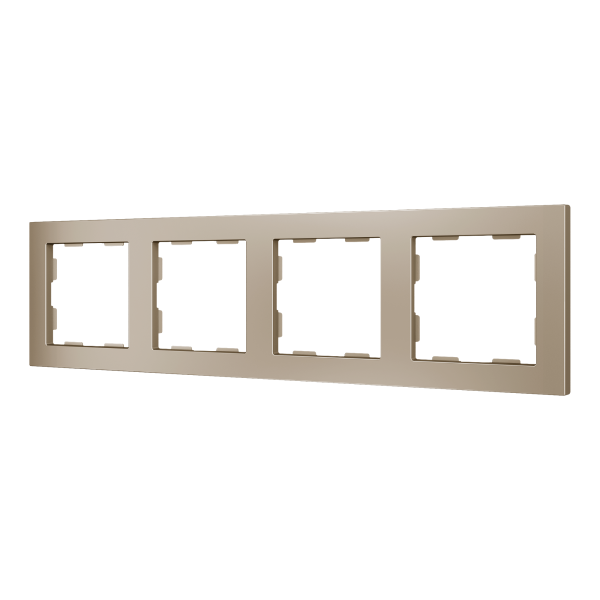 ZS55. 4-gang Frame - Champagne