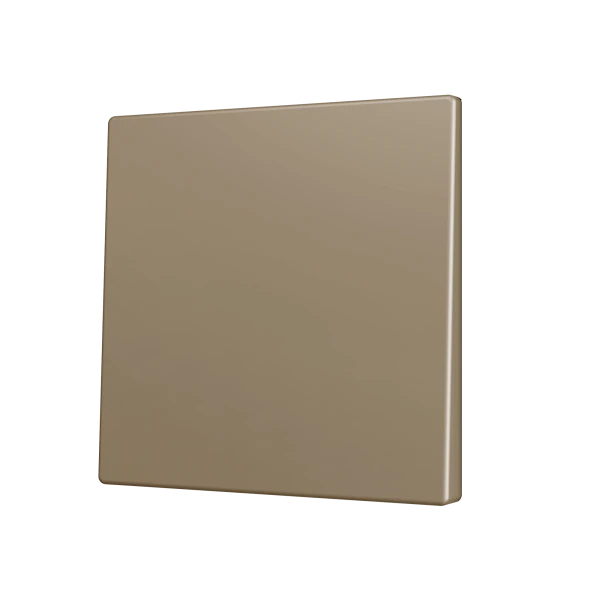 ZS70. Cover for Simple KNX Soft push button 70x70 mm. Tilt up&down - Champagne