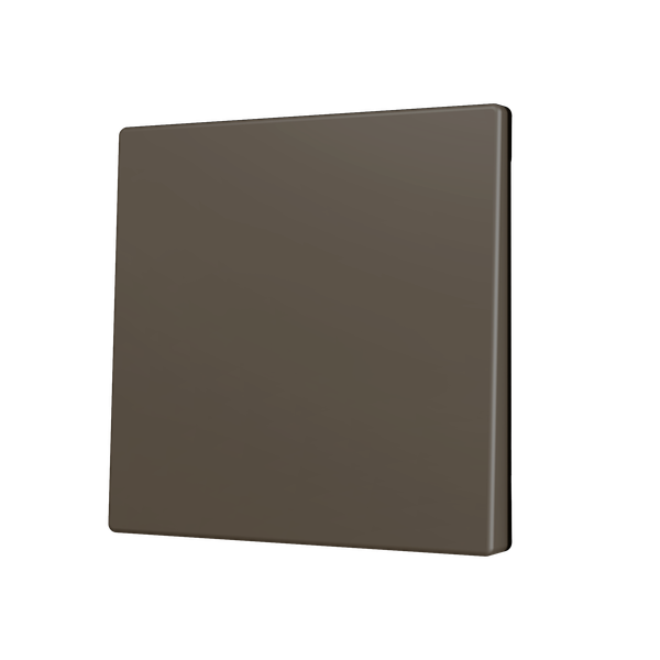 ZS70. Cover for Simple KNX Soft push button 70x70 mm. Tilt up&down - Mocha