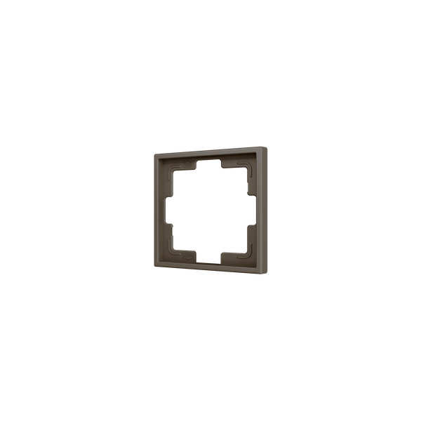 ZS70. 1-gang Frame - Mocha