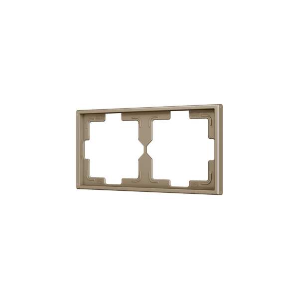 ZS70. 2-gang Frame - Champagne
