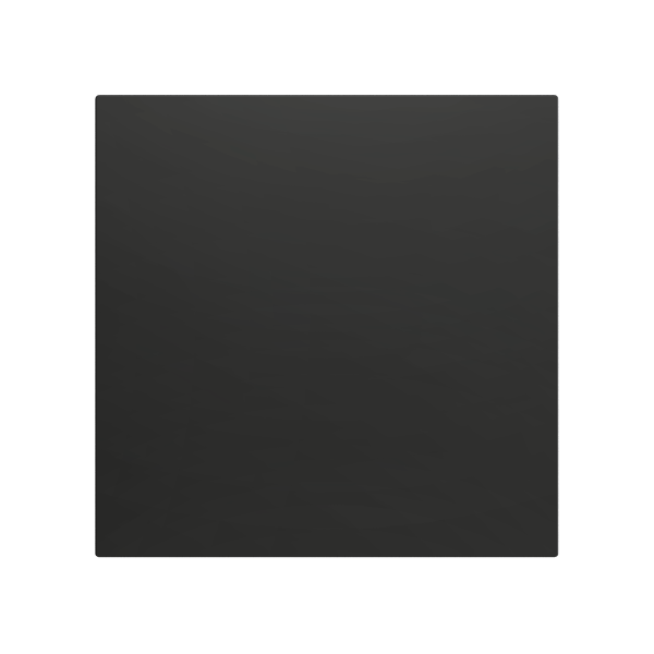 ZS70. Blind cover 70x70 mm - Anthracite. Metallic plate (ZACHOLD33) is needed but not included