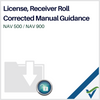 License, Receiver Roll Corrected Manual Guidance
