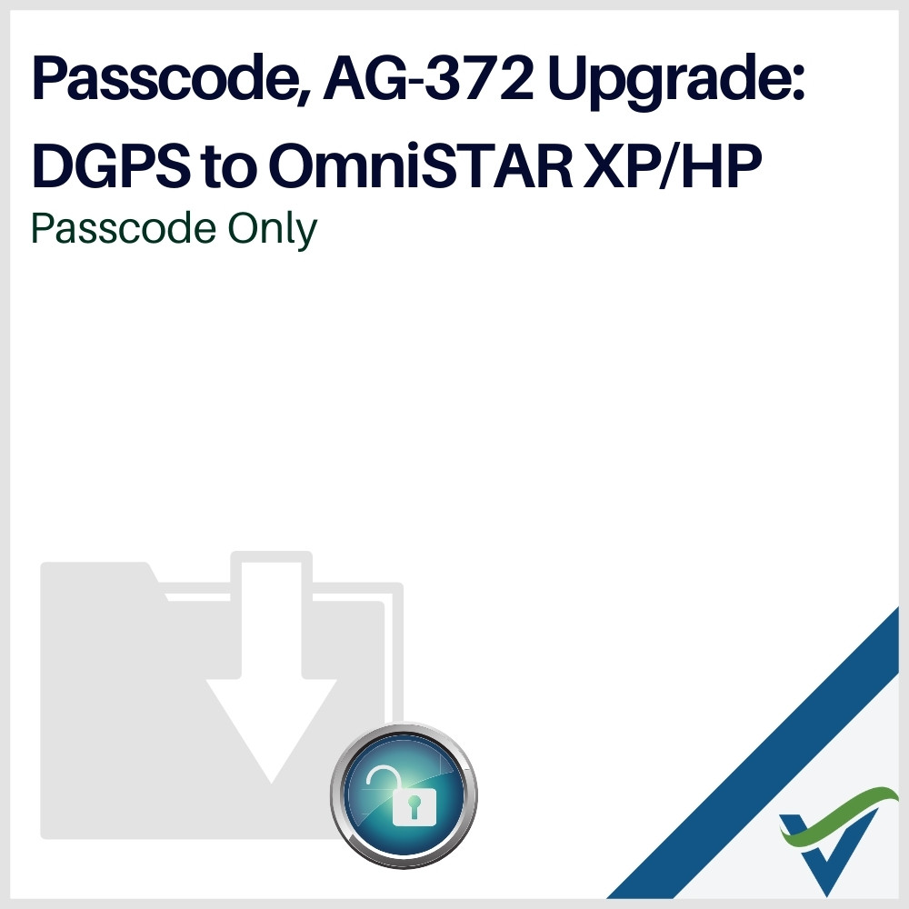 Vantage Northeast | Trimble | Precision Ag | Passcode, AG-372