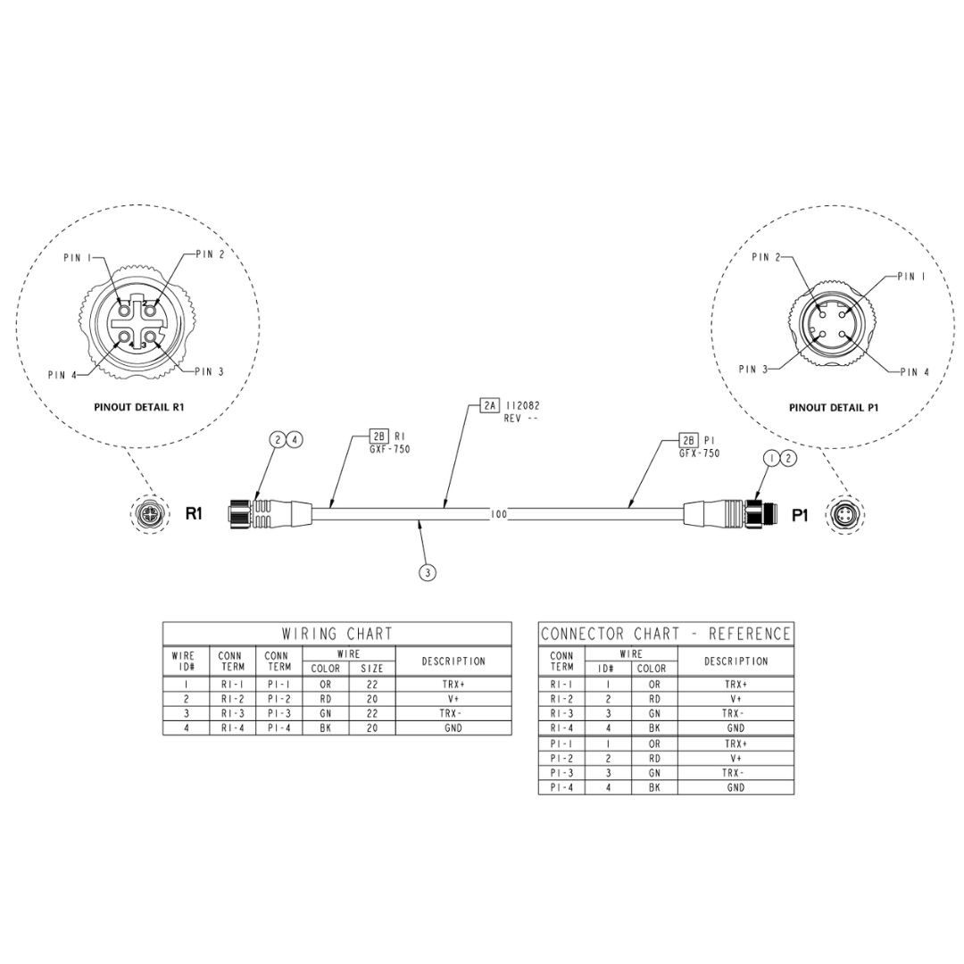 Vantage Northeast | Trimble | Precision Ag | Cable Assy, GFX/XCN