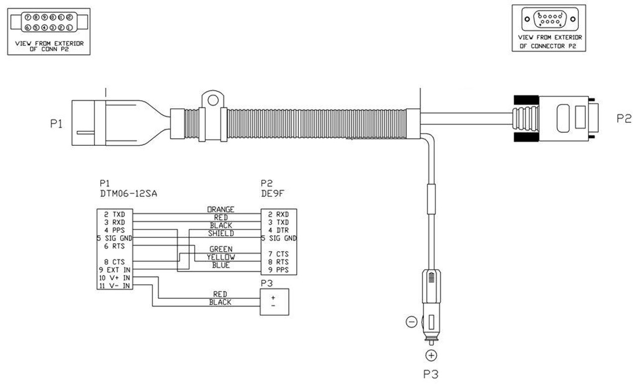 Cable, AgGPS 252 Power/Data