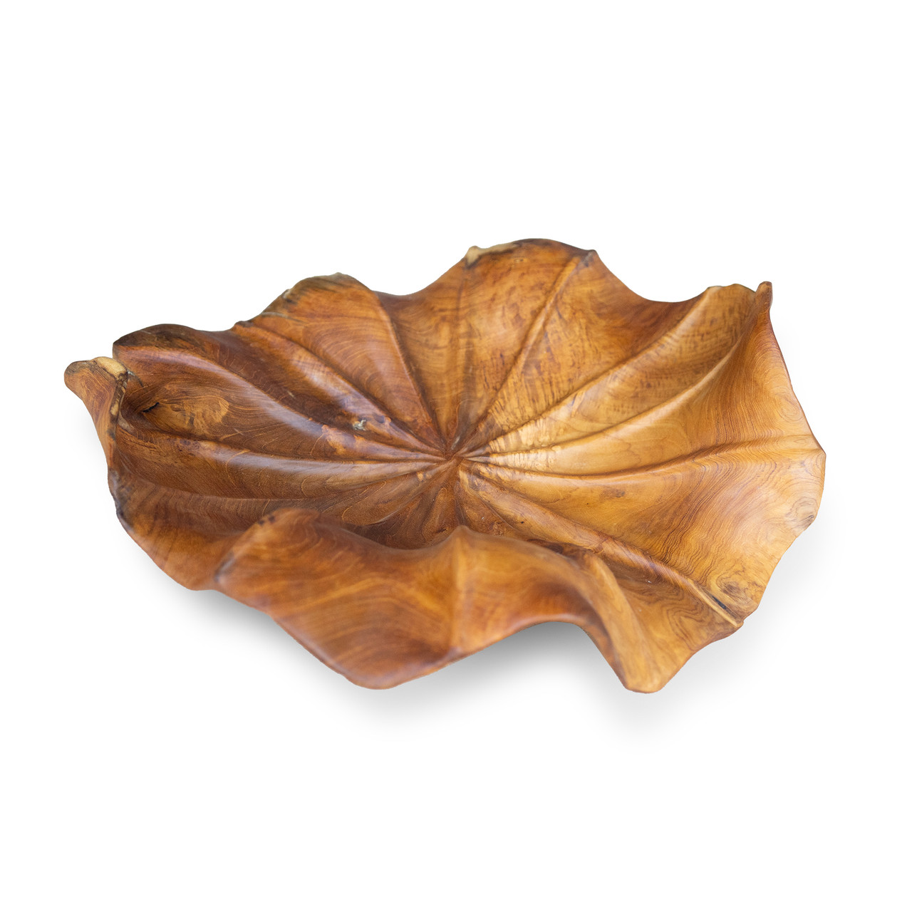 Copper Art Teak Bowl