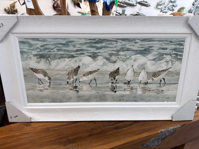 Sandpipers on Beach Painting FD46973 43x23”