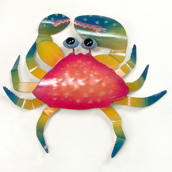 Crab Metal Wall Art Multi-Color OS555