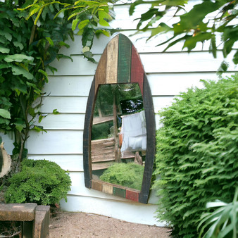 Rustic Wooden Mirror 