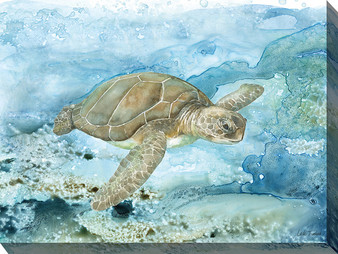 Sea Turtle Life Outdoor Canvas