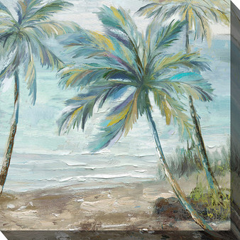 Coastal Palm 2 Outdoor Canvas