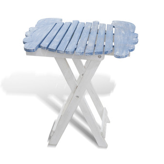 Crab Folding Table Nautical Blue B139N