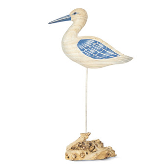Shorebird Tall on Base - Blue/Nat