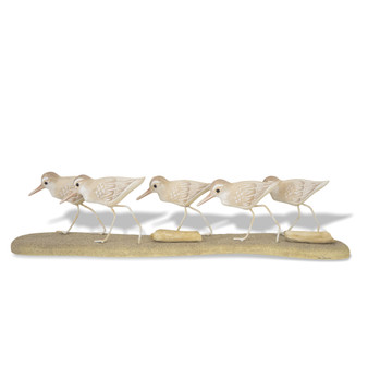 Gotta Run Sandpipers - Soft Natural Finish CW745