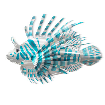 Lionfish - Blue FA003
