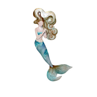 Capiz Mermaid Metal Wall Art P019