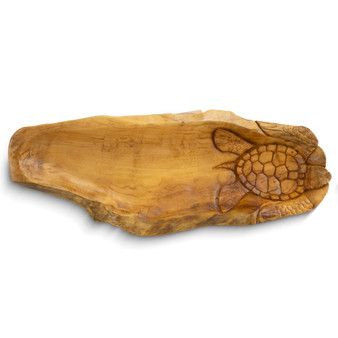 Long Bowl Turtle 50 x 15 cm Teak Sempolan  MMG210