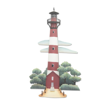 Assateaque Lighthouse Metal Wall Art CA767