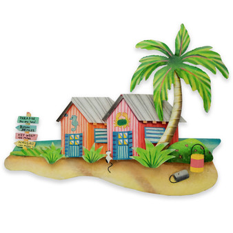 Paradise Bungalows Island Wall Art CA700