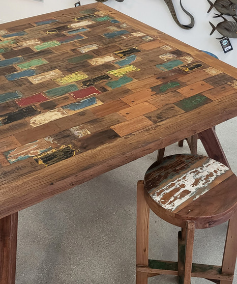 Salvaged Shipwreck Dining Table FST012