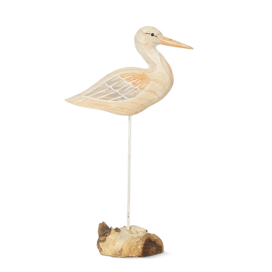Shorebird Tall on Base - Soft Nat