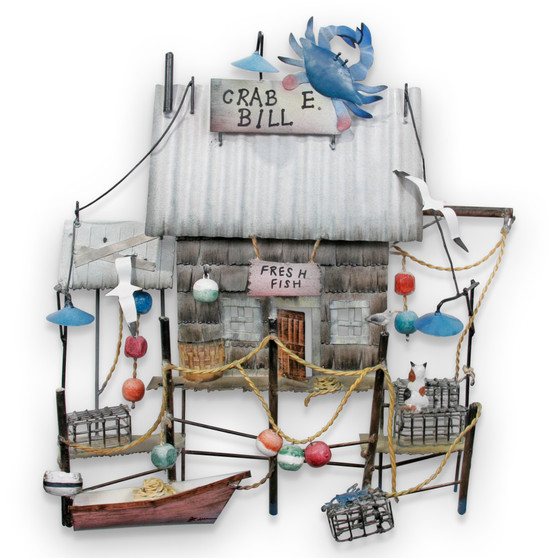 Crab E. Bills Metal Wall Shack