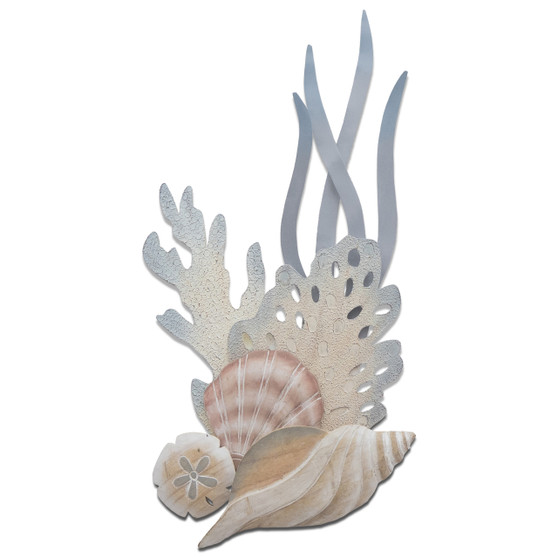 Shell Reef Tulip Vertical Wall Art CW469