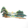 Lakeside Sunrise Metal Wall Art CW011