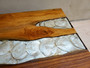 Coffee Table Wood and Shell in Resin CTF-01-NS