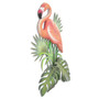  Flamingo in Tropical Foliage Wall Art