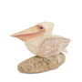 Pelican Squatting on Driftwood - Soft Nat