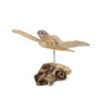 Small Turtle on Base - Soft Natural C291