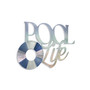 Pool Lifestyle Plaque - Stainless Steel FA011
