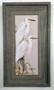White Herons Wall Painting 22" x 12.5"