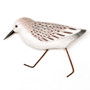 Sanderling Set of 3 Wooden Birds Wall Art