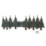 Pine Tree Swag Metal Wall Art