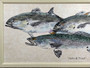 Jacks with Trout Painting FD45780 43"x 23"