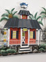 CARIBBEAN SEA VILLAGE METAL WALL ART NEW COLORS OS417