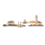 Lighthouse Scene Beach Junk Wall Set (2 pcs) C546