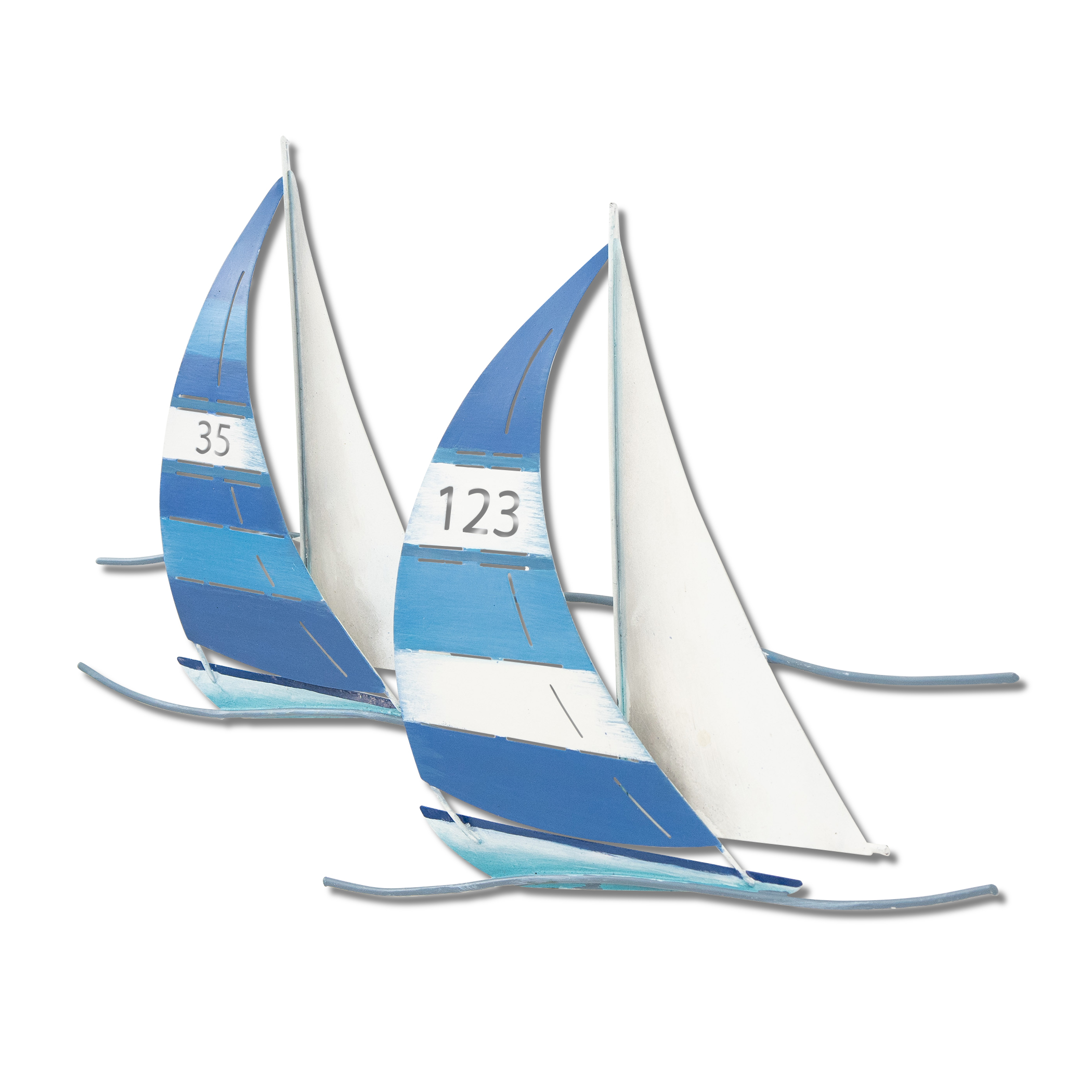 Riding the Wind Sailboat Pair Under the Sun - Small- CA006