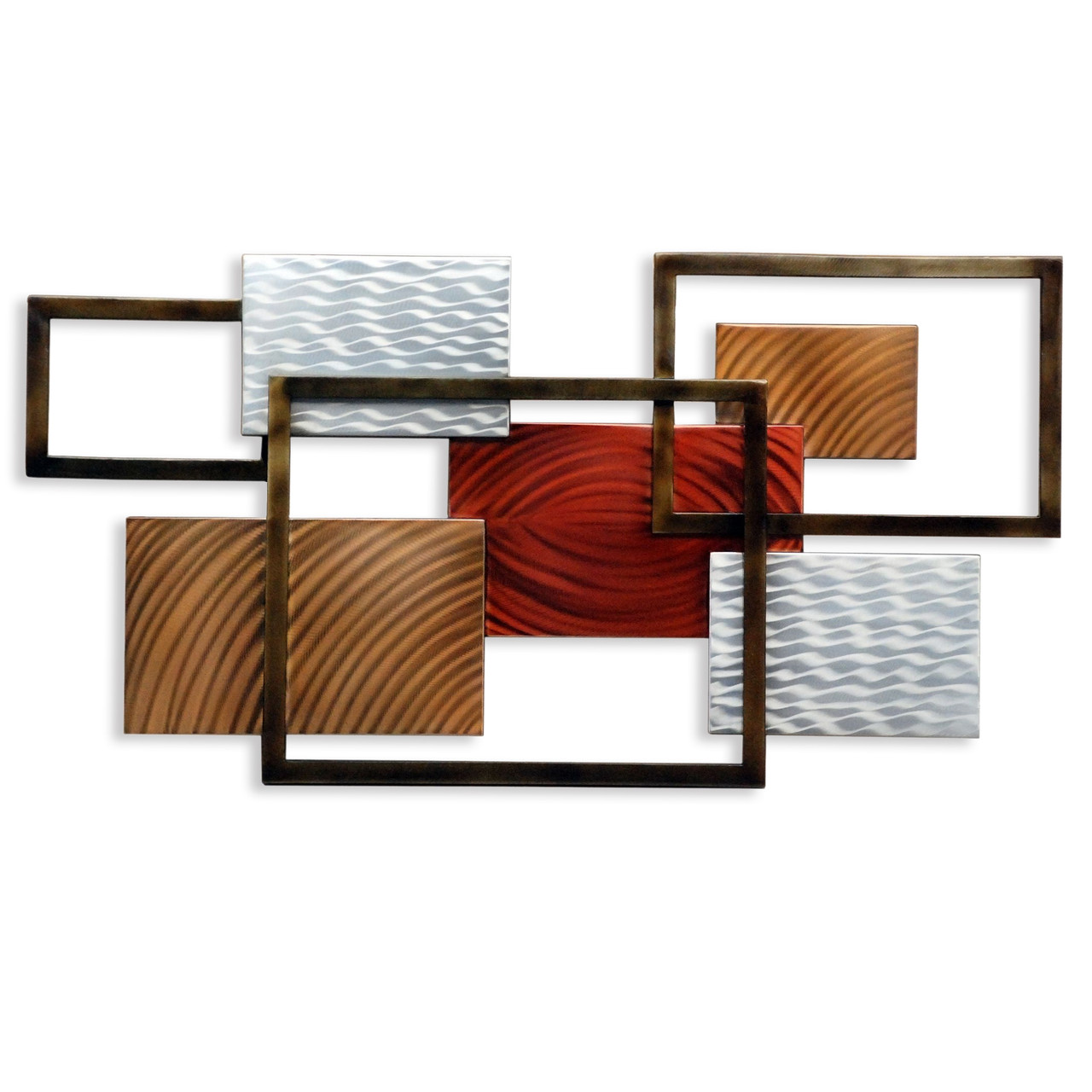 Framed Array III Metal Wall Sculpture MM626