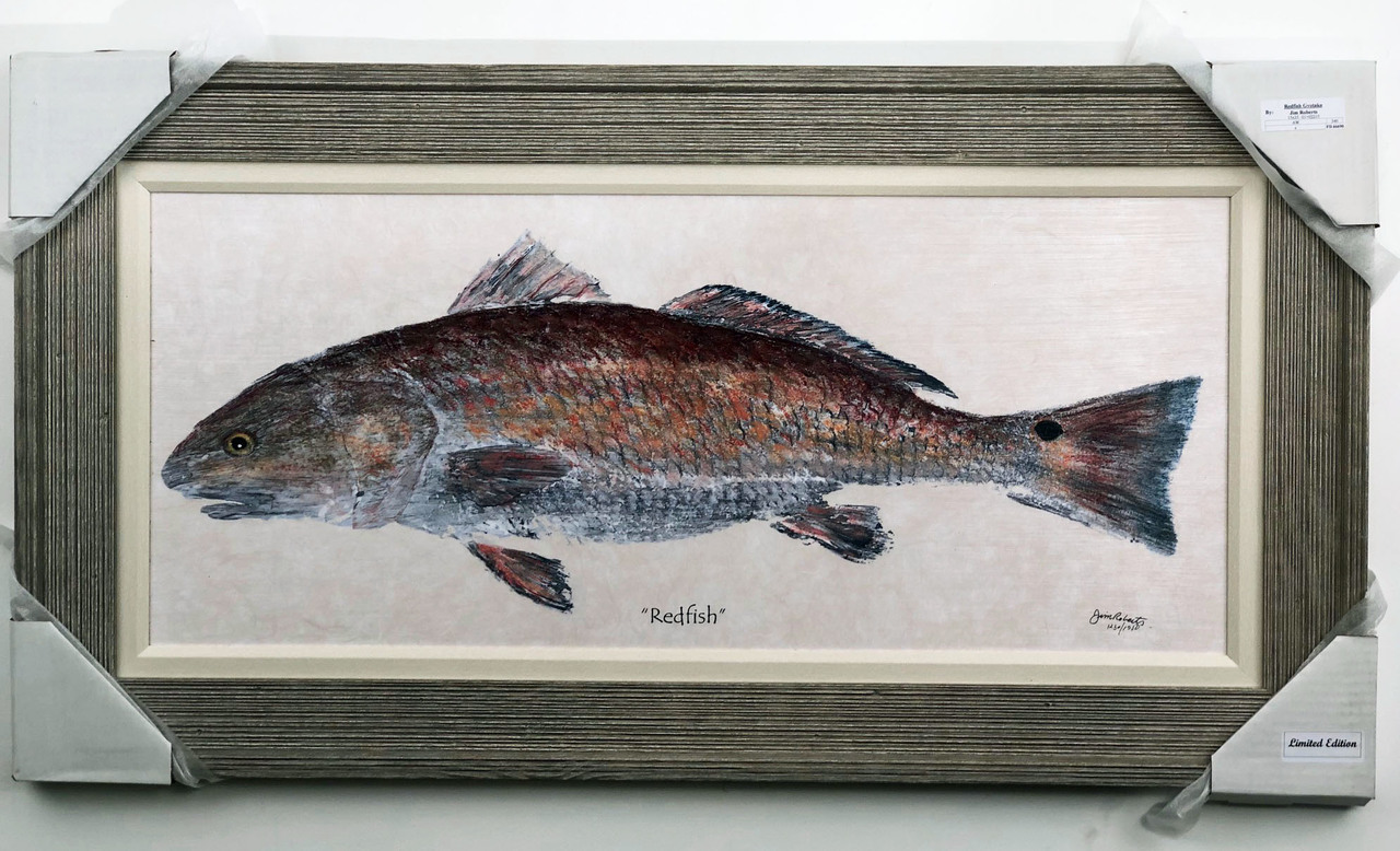 Redfish Painting Wooden Frame FD46690 43