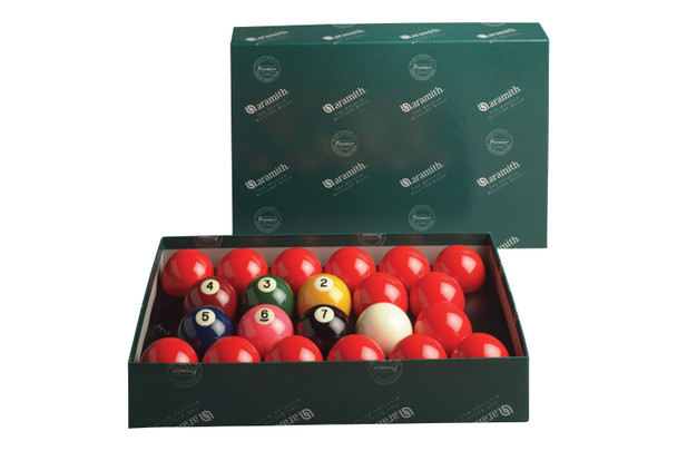 Aramith Premier 2.125 Numbered Snooker Ball Set