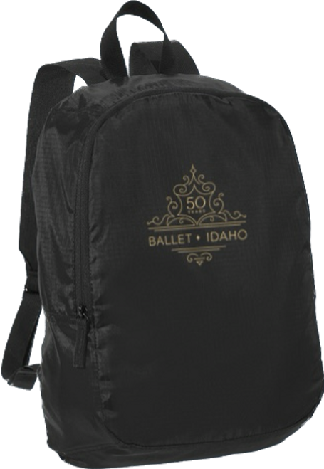 Backpack with Ballet Idaho Logo