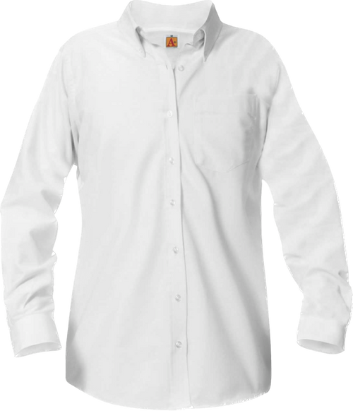 TVCA A+ Female Long Sleeve Oxford with Logo