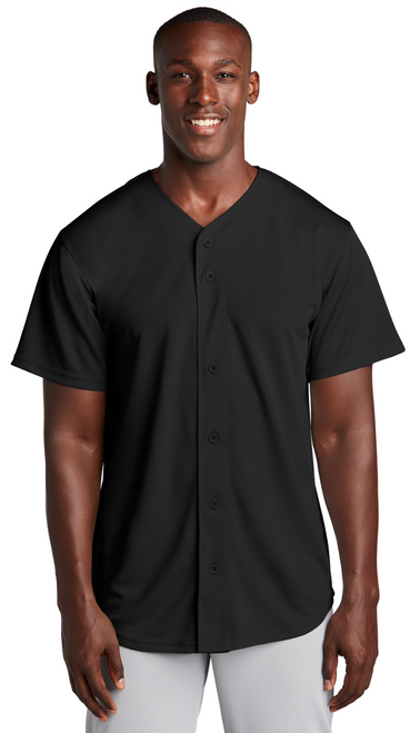 Eagle Softball Sport-Tek PosiCharge Tough Mesh Full-Button Jersey with Logo