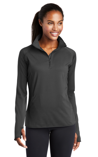 Eagle Softball Sport-Tek Ladies Eagle Softball Sport-Wick Stretch 1/4-Zip Pullover with Logo